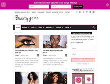 Tablet Screenshot of beautygeekng.com